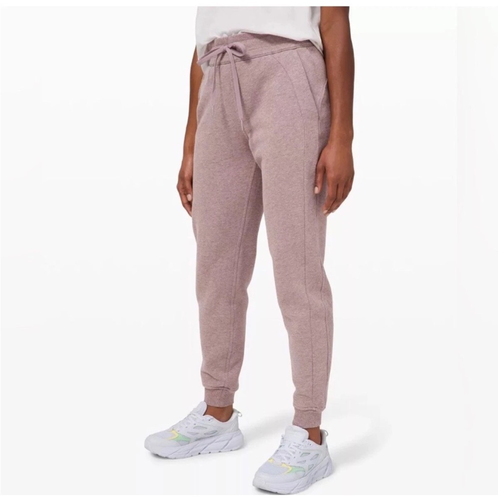 Lululemon athletica Dusty Rose Fleece Joggers Scuba NWT